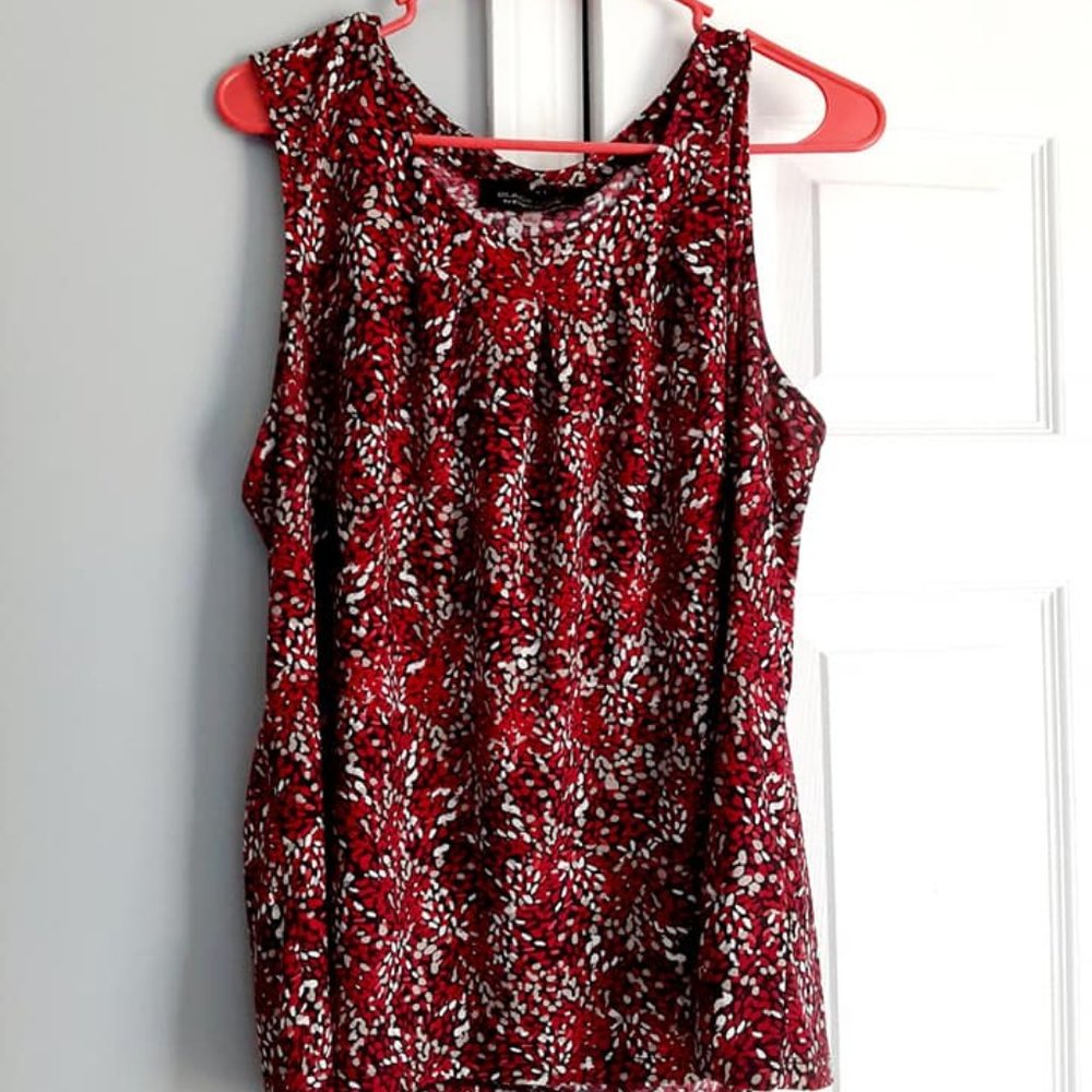 Dressy Top Black and Tan by Black Label